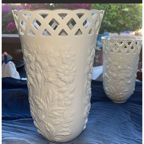 Lenox Other - 10.5 inch Lenox Vase Trimmed in 24 Karat Gold